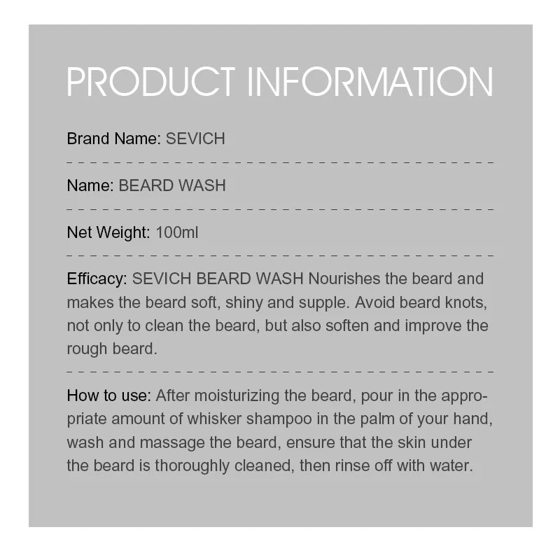 Men's Beard Growth Oil Kit