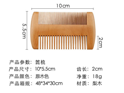 Soft Boar Bristle Wood Brush