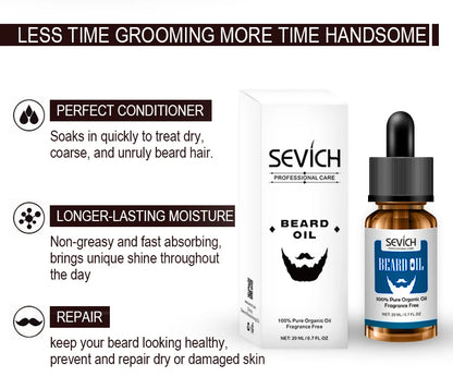 Men's Beard Growth Oil Kit