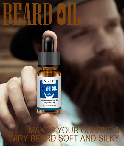 Men's Beard Growth Oil Kit