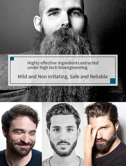 Men's Beard Growth Oil Kit